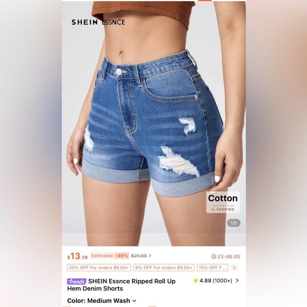 SHEIN Jean Shorts
